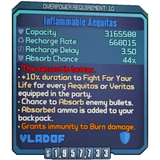 Borderlands 2 : Aequitas any level or OP LEVEL 1-10 (XBOX/PC)