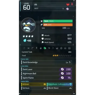 Hoocrates  godroll (worker) pal palworld