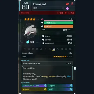 Max Legit Xenogard god-roll (glider/transport/full-speed mount)