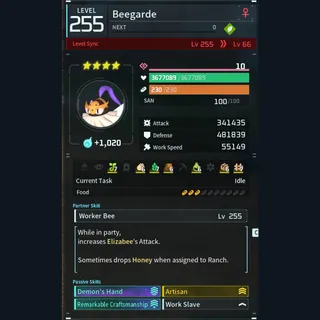 Palworld: Modded Beegarde godroll (worker) pal Pals | Pal World | Pals