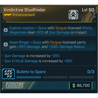 GROLL vindictive studfinder (gun damage and crit)