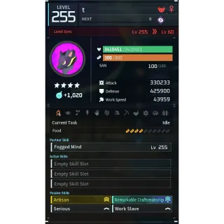 Palworld: kitsun noct MODDED (worker) pal | Pal World | Pals