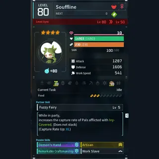 Max Legit Souffline god-roll (worker)