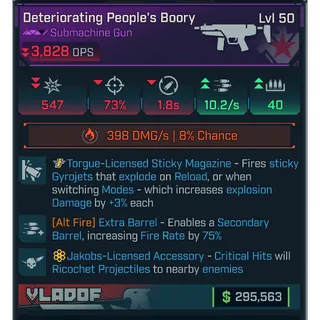 GROLL deteriortating people's boory fire (jakobs) level 50