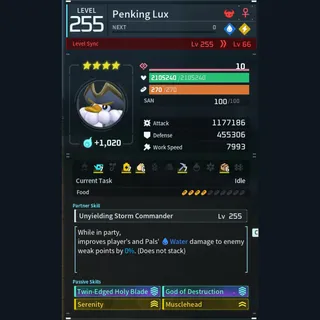 Palworld: Modded Penking godroll (attacker) pal Pals | Pal World | Pals