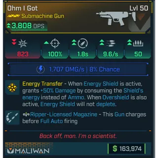 god-roll ohm i got