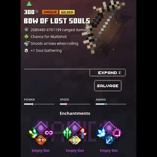 minecraft dungeons: bow of lost souls