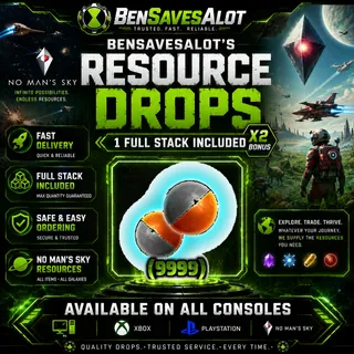 No Man's Sky: Deuterium(99990 Resource Drop | NMS | No Mans Sky