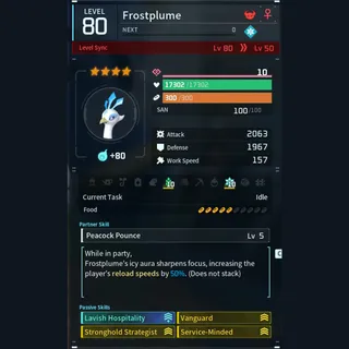 Max Legit Frostplume god-roll (booster)