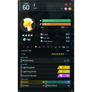 Relaxaurus lux  godroll (worker) pal palworld