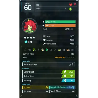 bristla godroll (worker) pal palworld