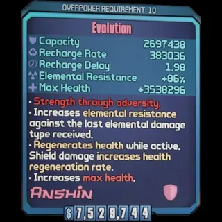borderlands 2: Evolution (Xbox/PC) (adjustable level)