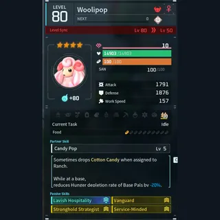 Max Legit Woolipop god-roll (booster)