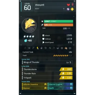 helzephyr lux palworld (mount)(god-roll) Palworld