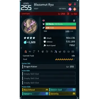 blazamut ryu godroll (modded) pal palworld