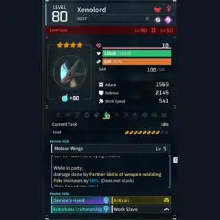 Max Legit Xenolord god-roll (worker)