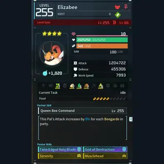 Palworld: Modded Elizabee godroll (attacker) pal Pals | Pal World | Pals