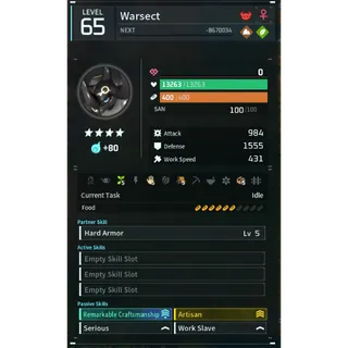 warsect (worker)(god-roll) Palworld