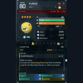Max Legit Puffolt god-roll (legit attacker)
