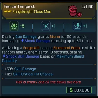 Borderlands 4: Tempest God-Roll level 60 | BL4 | Borderlands