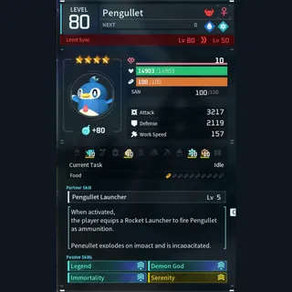 Max Legit Pengullet god-roll (legit attacker)