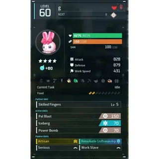 Palworld: ribunny godroll (worker) pal Pals | Pal World | Pals