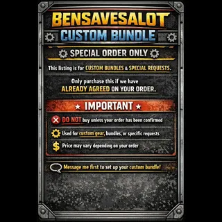 BENSAVESALOT CUSTOM BUNDLE