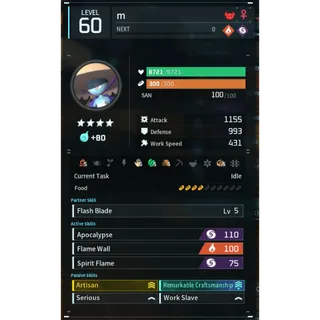 bushi aqua noct godroll (worker) pal palworld