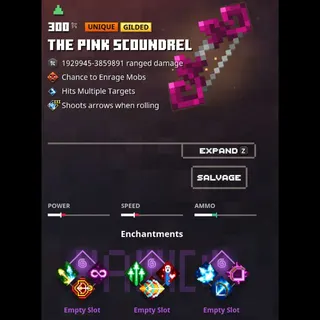 minecraft dungeons: the pink scoundrel