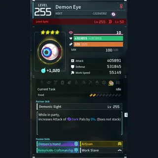 Modded Demon Eye god-roll (worker)
