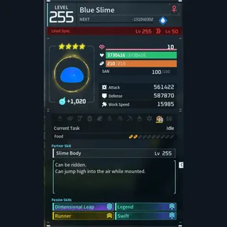 Modded Blue Slime god-roll (glider/transport/full-speed mount)