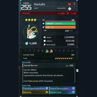 Palworld: Modded Hartalis godroll (attacker) pal Pals | Pal World | Pals