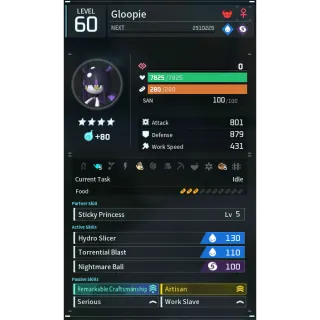Palworld: Gloopie godroll (worker) pal | Pal World | Pals