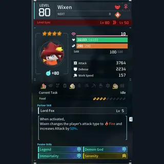 Max Legit Wixen god-roll (legit attacker)