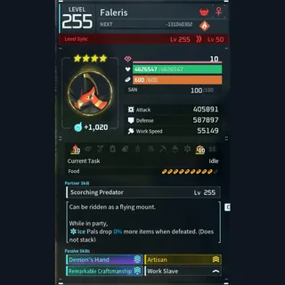 Modded Faleris god-roll (worker)