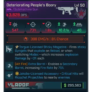 GROLL deteriortating people's boory fire (jakobs) level 50