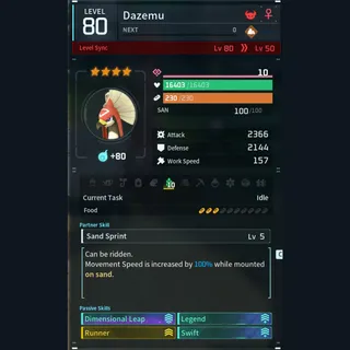 Max Legit Dazemu god-roll (glider/transport/full-speed mount)