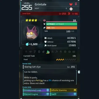 Palworld: Modded Grintale godroll (mount) pal Pals | Pal World | Pals