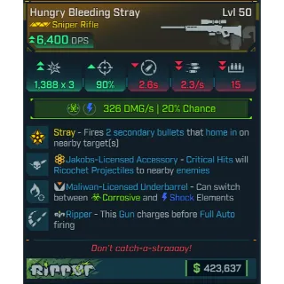 GROLL hungry bleeding stray (tox/elec)