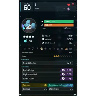 Nitemary godroll (worker) pal palworld