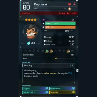 Max Legit Pupperal god-roll (legit attacker)