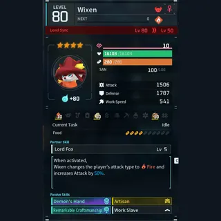 Max Legit Wixen god-roll (worker)