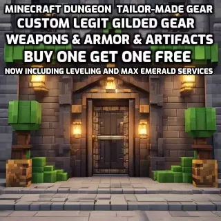 Minecraft Dungeons: custom Gear