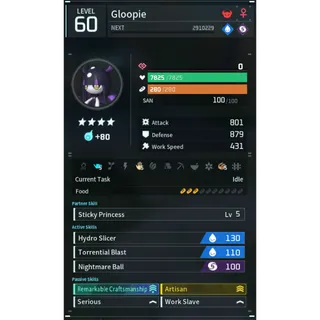 Palworld: Gloopie godroll (worker) pal Pals | Pal World | Pals