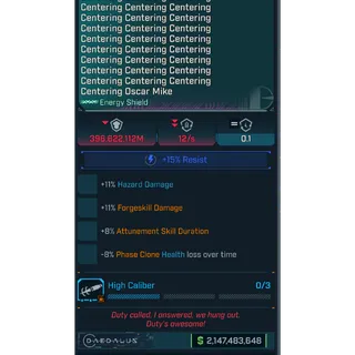 modded pearlescent shield level 1 ultimate shield (every effect and perk) (v2)