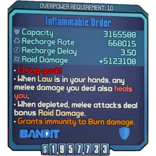 borderlands 2: Order   (Xbox/PC) (adjustable level)