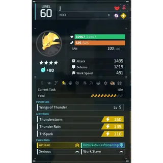 Helzephyr lux godroll (worker) pal palworld