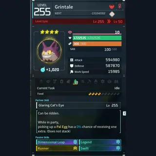 Modded Grintale god-roll (glider/transport/full-speed mount)