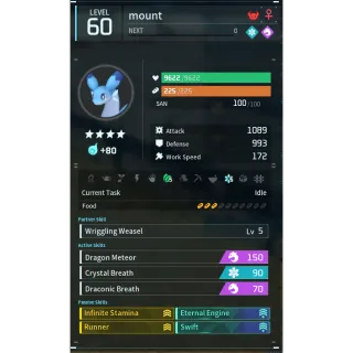 Chillet (Mount)(god-roll) Palworld