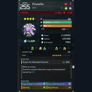 Palworld: Modded Prunelia godroll (attacker) pal Pals | Pal World | Pals